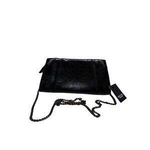 Simply Vera Vera Wang Black Crossbody Bag Purse Chain Strap NWT